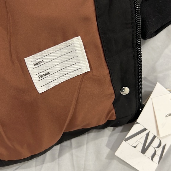 Zara girls-down puffer jacket size 2-3! NEW! - Picture 8 of 9